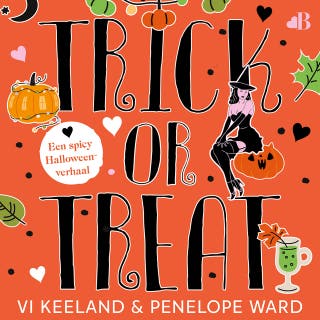 Trick or treat – omslag van het luisterboek van Penelope Ward, Vi Keeland