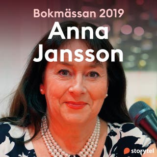 Bokmässan 2019 Anna Jansson – omslag till ljudboken av Storytel på Bokmässan 2019