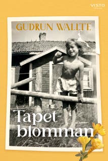Tapetblomman – omslag till ljudboken av Gudrun Wallte