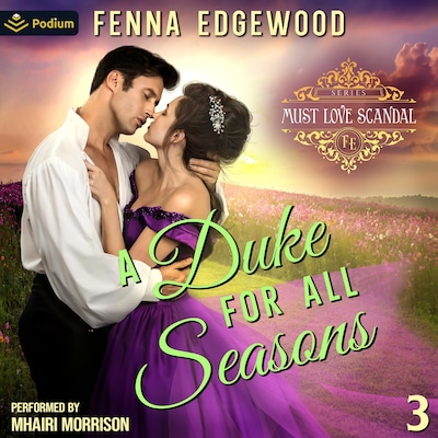 A Duke for All Seasons – omslag til lydbogen af Fenna Edgewood
