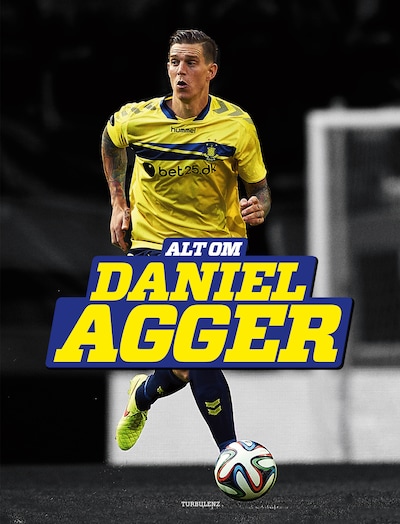 Alt om Daniel Agger – omslag til lydbogen af Erik Christian Larsen