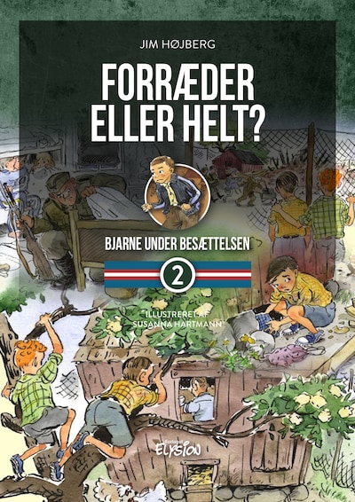 Forræder eller helt – omslag til lydbogen af Jim Højberg