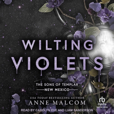 Wilting Violets – omslag til lydbogen af Anne Malcom