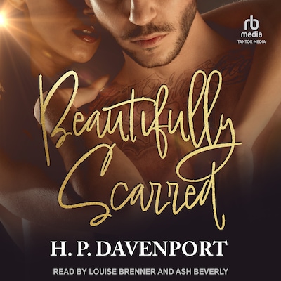 Beautifully Scarred – omslag til lydbogen af H. P. Davenport