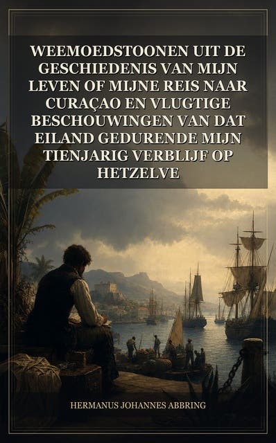 Weemoedstoonen uit de geschiedenis van mijn leven of mijne reis naar Curaçao en vlugtige beschouwingen van dat eiland gedurende mijn tienjarig verblijf op hetzelve – omslag van het luisterboek van Hermanus Johannes Abbring
