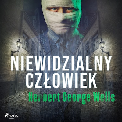 Niewidzialny człowiek – okładka audiobooka, autor H.G. Wells