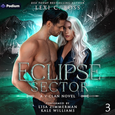 Eclipse Sector – omslag til lydbogen af Lexi C. Foss
