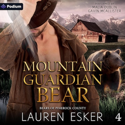 Mountain Guardian Bear – omslag til lydbogen af Lauren Esker