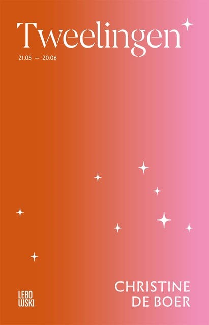 Literaire astrologie-reeks: Tweelingen – omslag van het luisterboek van Christine de Boer