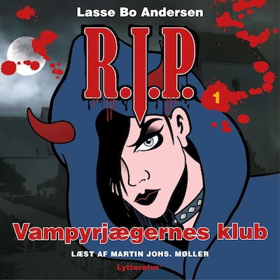 Vampyrjægernes klub – omslag til lydbogen af Lasse Bo Andersen