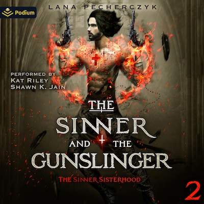 The Sinner and the Gunslinger – omslag til lydbogen af Lana Pecherczyk