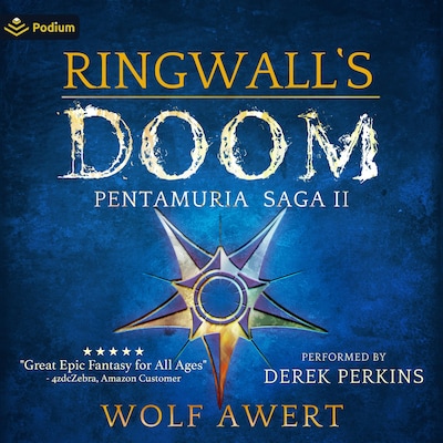 Ringwall's Doom – omslag til lydbogen af Wolf Awert