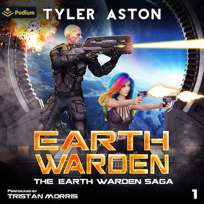 Earth Warden – omslag til lydbogen af Tyler Aston