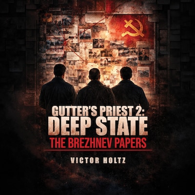 Gutter's Priest 2: Deep State – omslag til lydbogen af Victor Holtz