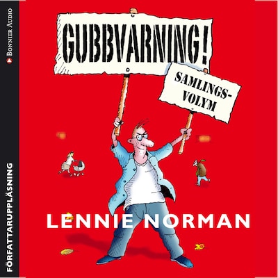 Gubbvarning : samlingsvolym – omslag till ljudboken av Lennie Norman