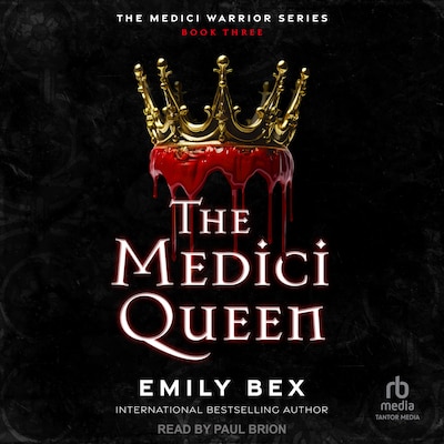 The Medici Queen – omslag til lydbogen af Emily Bex