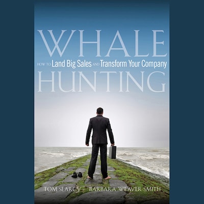Whale Hunting – omslag til lydbogen af Tom Searcy, Barbara Weaver Smith