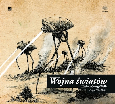 Wojna światów – okładka audiobooka, autor H.G. Wells