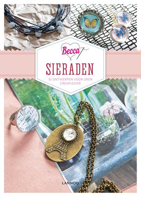 Sieraden: 35 ontwerpen voor uren creaplezier – omslag van het luisterboek van Rebecca Dekeyser