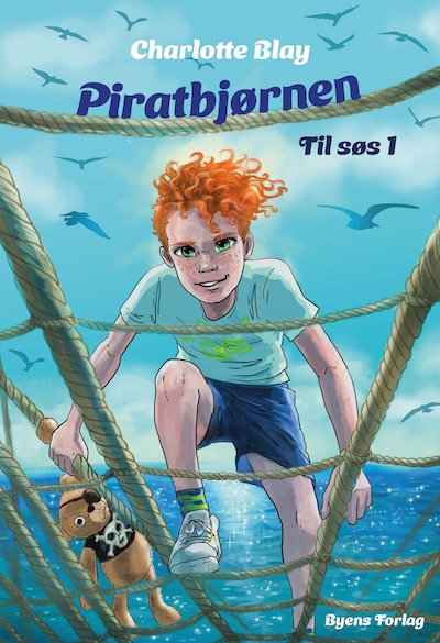 Piratbjørnen – omslag til lydbogen af Charlotte Blay