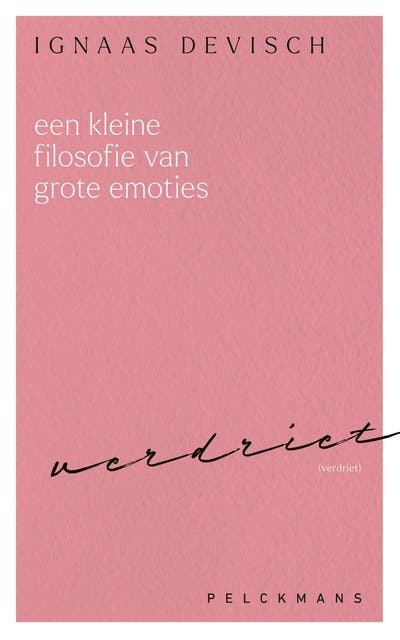 Een kleine filosofie van grote emoties: Verdriet – omslag van het luisterboek van Ignaas Devisch