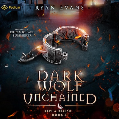 Dark Wolf Unchained – omslag til lydbogen af Ryan Evans
