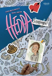 Hedda, superfixaren? – omslag till ljudboken av Caroline Blomqvist,Johan Jansson