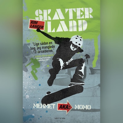 Skaterland - Mehmet aka Momo – omslag til lydbogen af Kim Langer