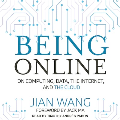 Being Online – omslag til lydbogen af Jian Wang