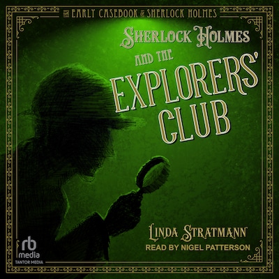 Sherlock Holmes and the Explorers' Club – omslag til lydbogen af Linda Stratmann