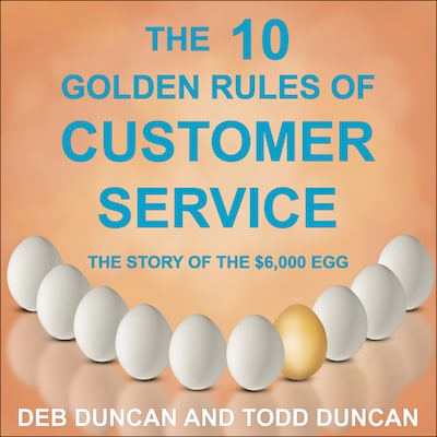 The 10 Golden Rules of Customer Service – omslag til lydbogen af Unknown Author