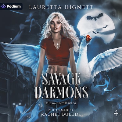 Savage Daemons – omslag til lydbogen af Lauretta Hignett