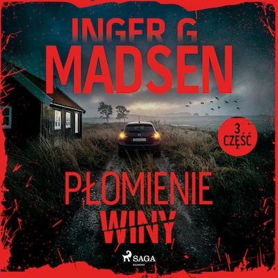 Płomienie winy: część 3 – okładka audiobooka, autor Inger Gammelgaard Madsen