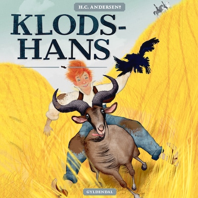 H.C. Andersens Klods-Hans – omslag til lydbogen af Jens Andersen, Solveig Agerbak