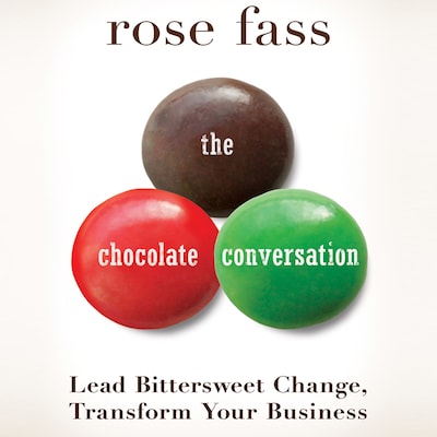 The Chocolate Conversation – omslag til lydbogen af Rose Fass