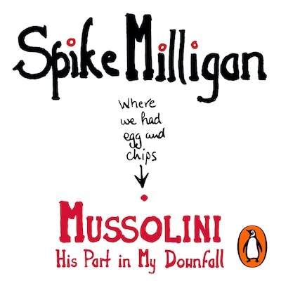 Mussolini – omslag til lydbogen af Spike Milligan