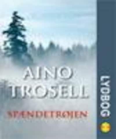 Spændetrøjen – omslag til lydbogen af Aino Trosell