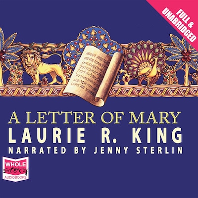 A Letter of Mary – omslag til lydbogen af Laurie R. King