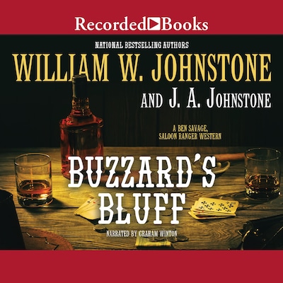 Buzzard's Bluff – omslag til lydbogen af William W. Johnstone, J.A. Johnstone