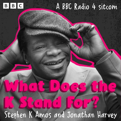 What Does the K Stand For? – omslag til lydbogen af Jonathan Harvey, Stephen K Amos