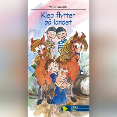 Kleo flytter på landet – omslag til lydbogen af Marie Duedahl