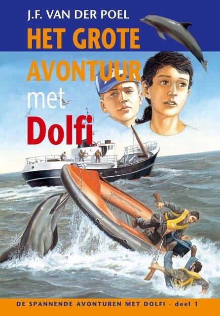 Het grote avontuur met Dolfi – omslag van het luisterboek van J.F. van der Poel