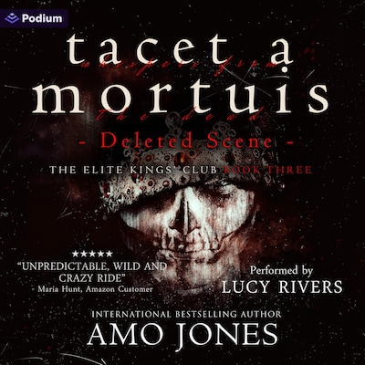 Tacet a Mortuis Deleted Scenes – omslag til lydbogen af Amo Jones