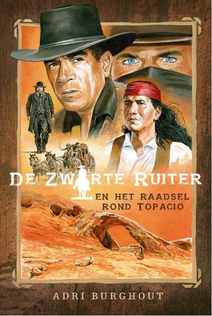De Zwarte Ruiter en het raadsel rond Topacio – omslag van het luisterboek van Adri Burghout