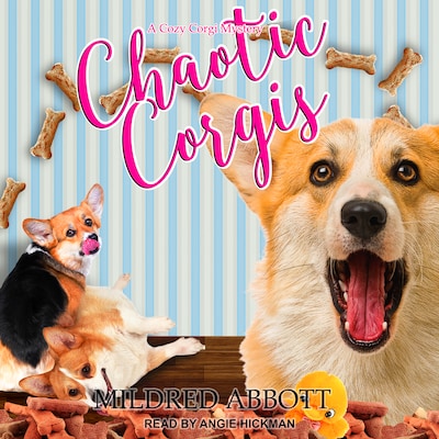 Chaotic Corgis – omslag til lydbogen af Mildred Abbott