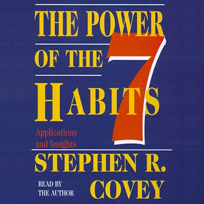 The Power of the 7 Habits – omslag til lydbogen af Stephen R. Covey