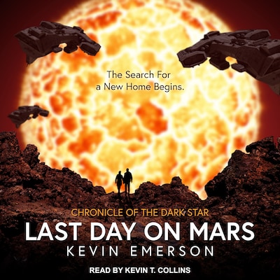 Last Day on Mars – omslag til lydbogen af Kevin Emerson