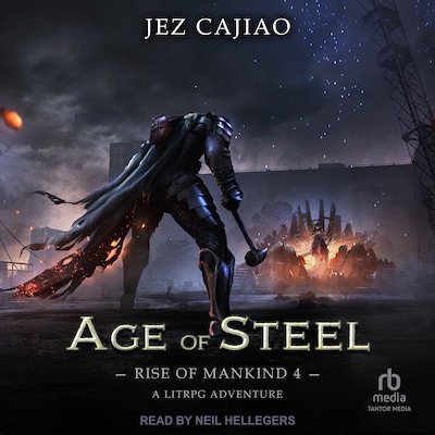 Age of Steel – omslag til lydbogen af Jez Cajiao