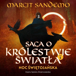 Noc Świętojańska – okładka audiobooka, autor Margit Sandemo