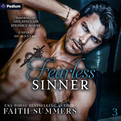 Fearless Sinner – omslag til lydbogen af Faith Summers